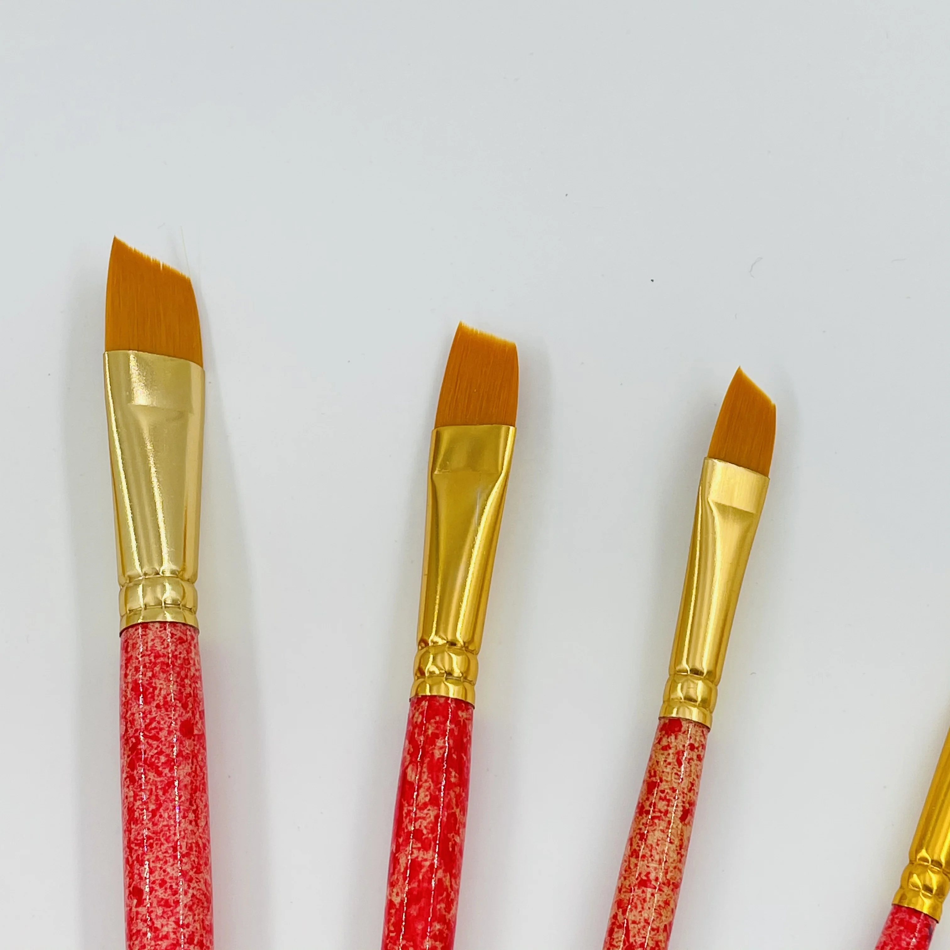 Custom Logo Factory Wholesale High Quality Natural Color Wooden Handle Artist Drawing Set Oil Painting Brush set