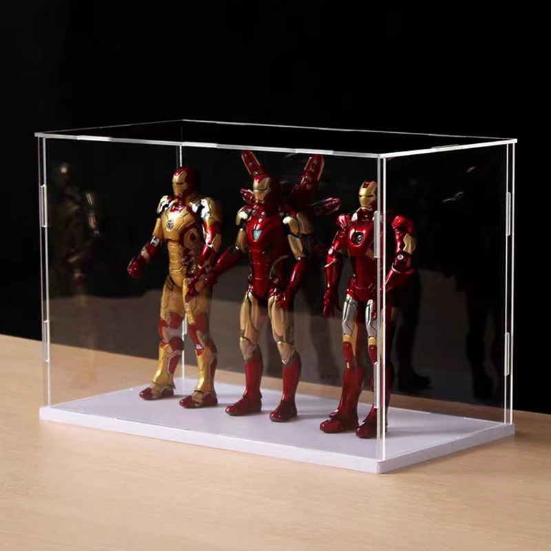 Guangdong Acrylic Factory Custom Clear Display Box Assemble Acrylic Display Case for Collection, Lego, Figure, Model, Doll