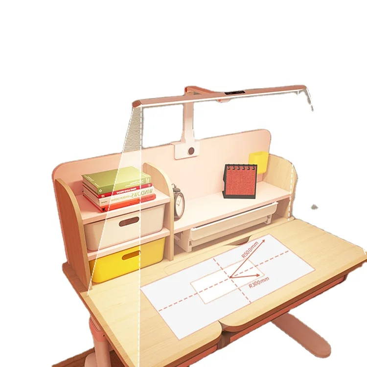 kids reading eye-care Wireless Charging table lamp with touch sensor rechargeable led desk lights