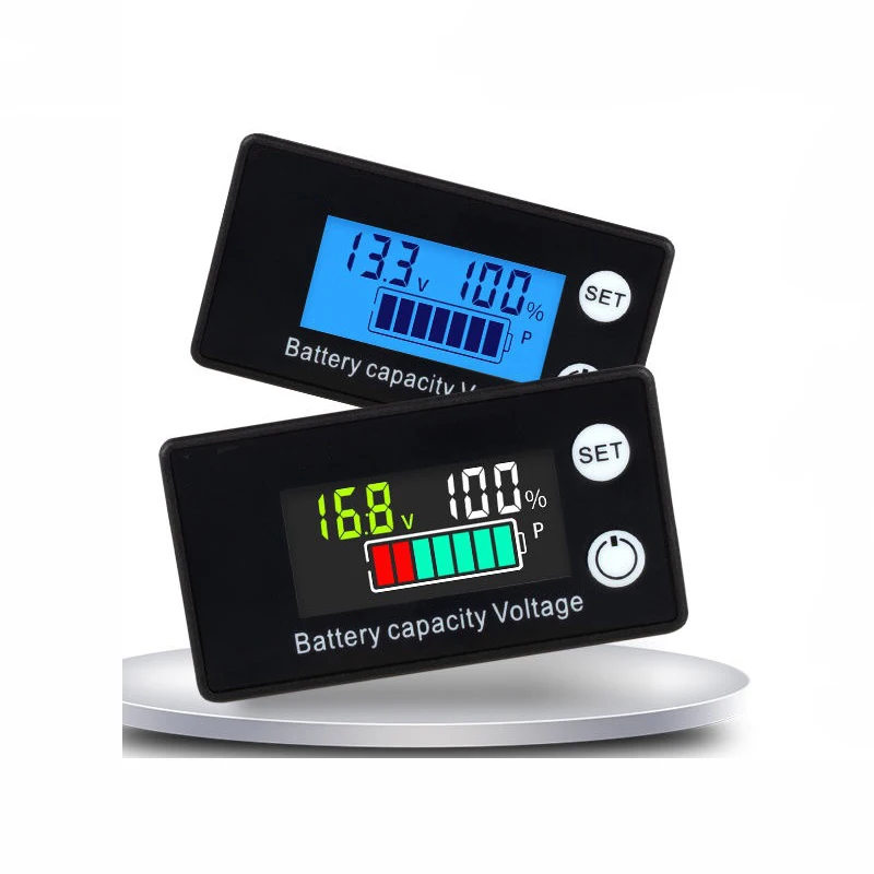 DC8-100V индикатор емкости аккумулятора свинцово-кислотная литий-ионный аккумулятор LiFePO4 монитор автомобиля мотоцикла Вольтметр напряжения датчика 8-100VBattery