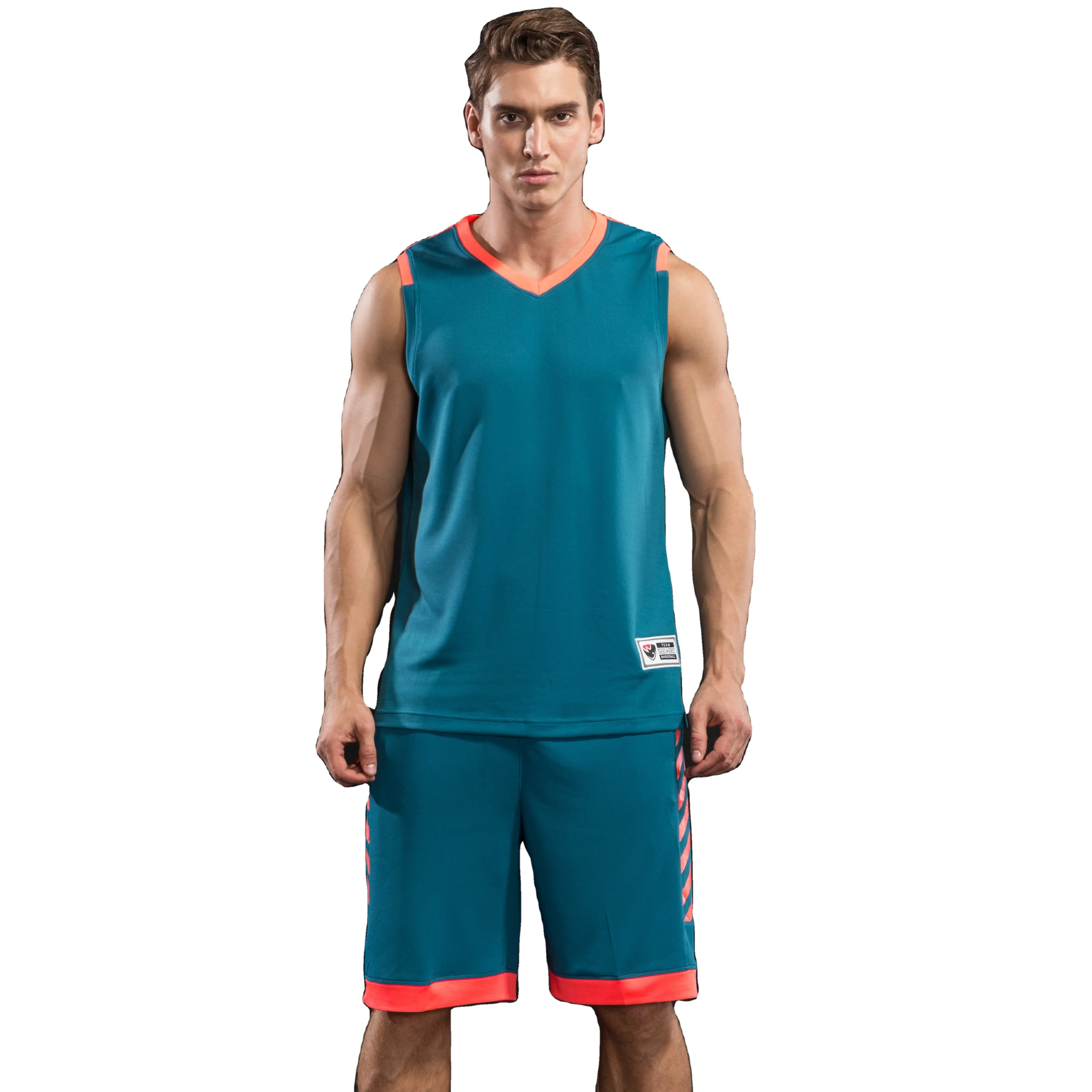 2022 ODM&OEM Wholesale Custom Jerseys Training Running Gym Fitness Sportswear Match Basketball Team warm up Short Suits Sets Men