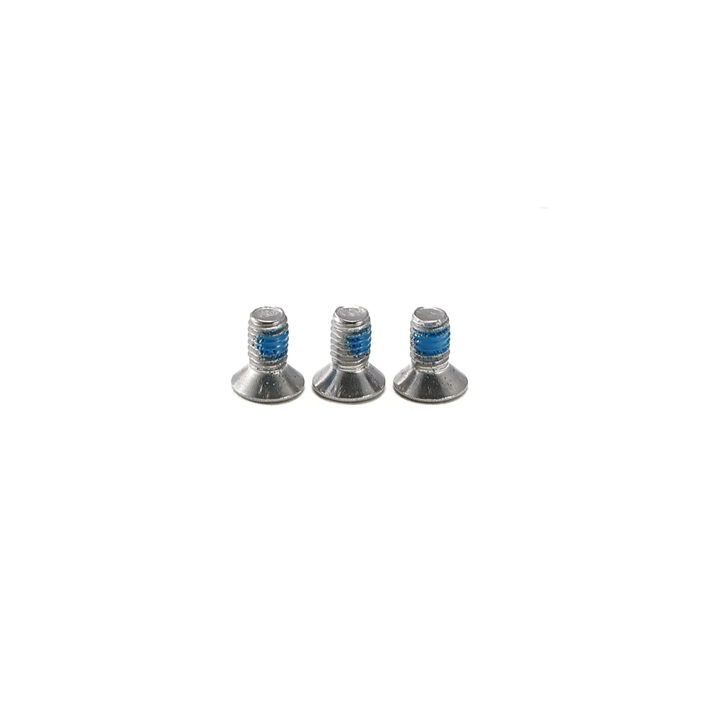 Factory Price M5 Iron Glue Dispensing Screw Countersunk Cross Screws Stainless Steel With Blue Nylon Patch