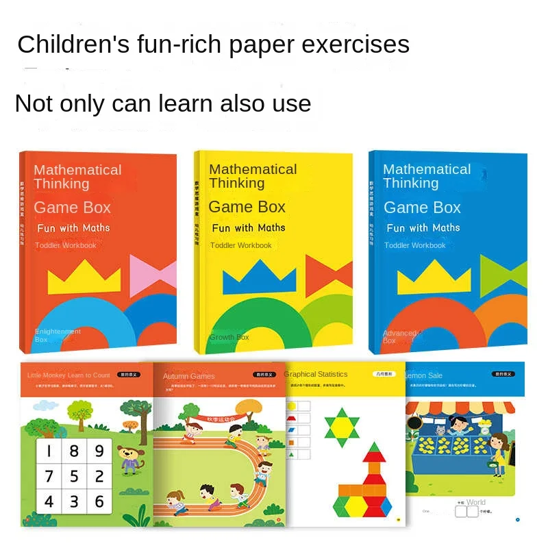 Dolphin Xiaomeng Advanced Logical Thinking Educational Toy Box for 3-6 Years Old Encourages Mathematical Enlightenment Growth