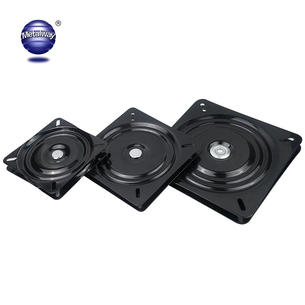 12inch Seat Swivel Base Turntable Rotating Swivel Heavy Duty 360 Degree Chair Base Turntable Square Lazy Susan Swivel Plate