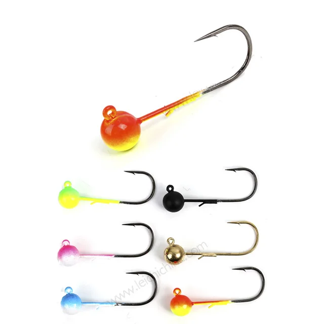 Eco Friendly Bait Holder Round ball tungsten jig head