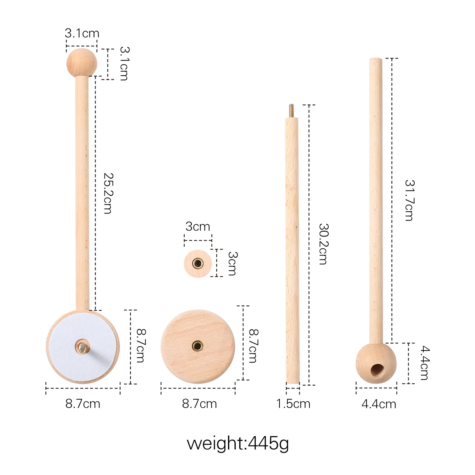 Hot Selling Little Kids Bed Mobile Hanging Rattles Nursery Wooden Crib Bell Bracket Hanging Rod Crib Mobile for Baby