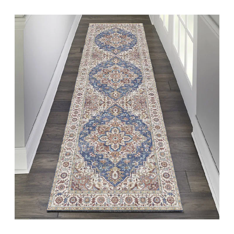 Crystal velvet printing 3d carpet corridors runner size rug cheap price printed carpet 3d