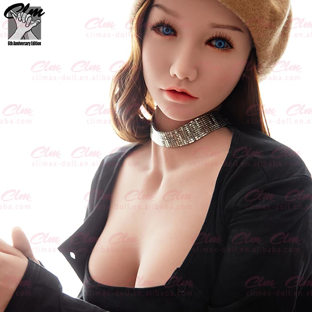 
CLM(Climax Doll) 158cm cheap real realistic plastic women hairy vagina sexy video black male sex doll for men 