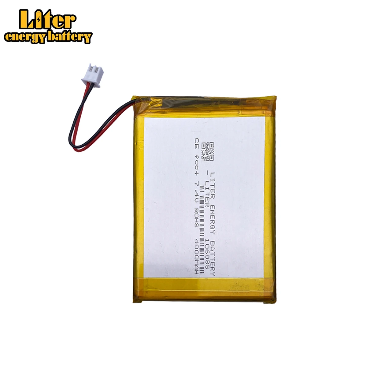 7.4V 4000mAh 106085 Li-Ion Battery for GTmedia Freesat V8 Satellite Finder Meter Satfinder Satlink with XH2.54