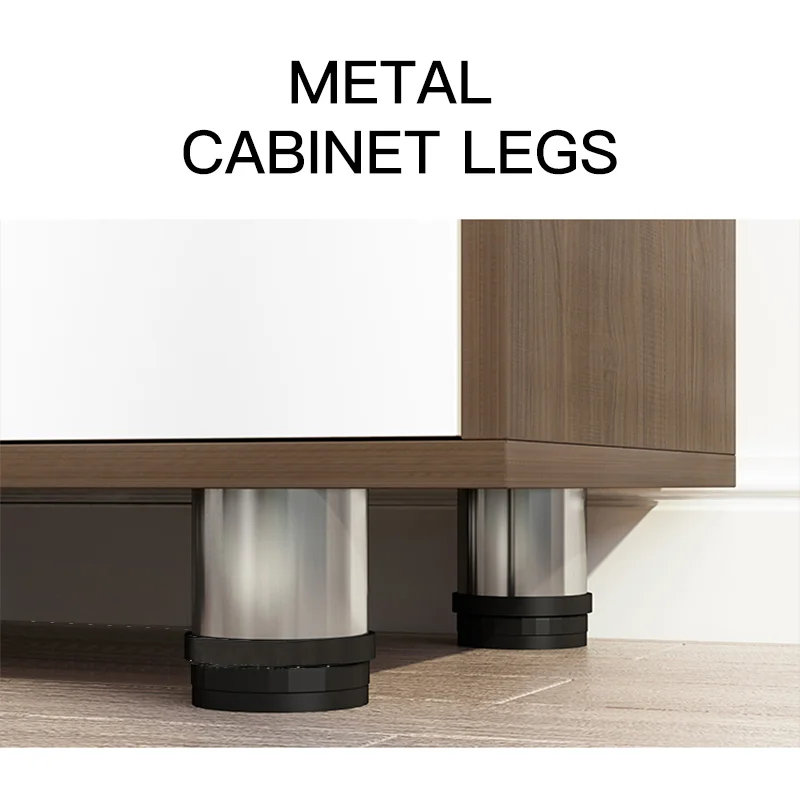 
Living Room Bedroom MDF Sideboard Storage Cupboard TV Cabinet Free Standing Cabinet 