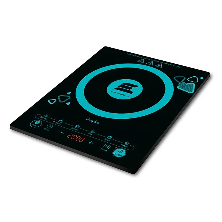Induction Cooker Kitchen Appliances New Black Led Crystal Glass Power Sensor touchUnit Timer