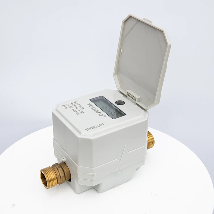 OEM Custom Logo G3/4 B IP68 R250 Watermeter Portable Good Stability Smart Domestic Ultrasonic Water Flow Meter