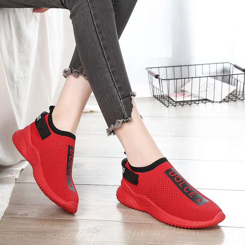 Female 2020 plus size student non-slip breathable running casual women sneakers