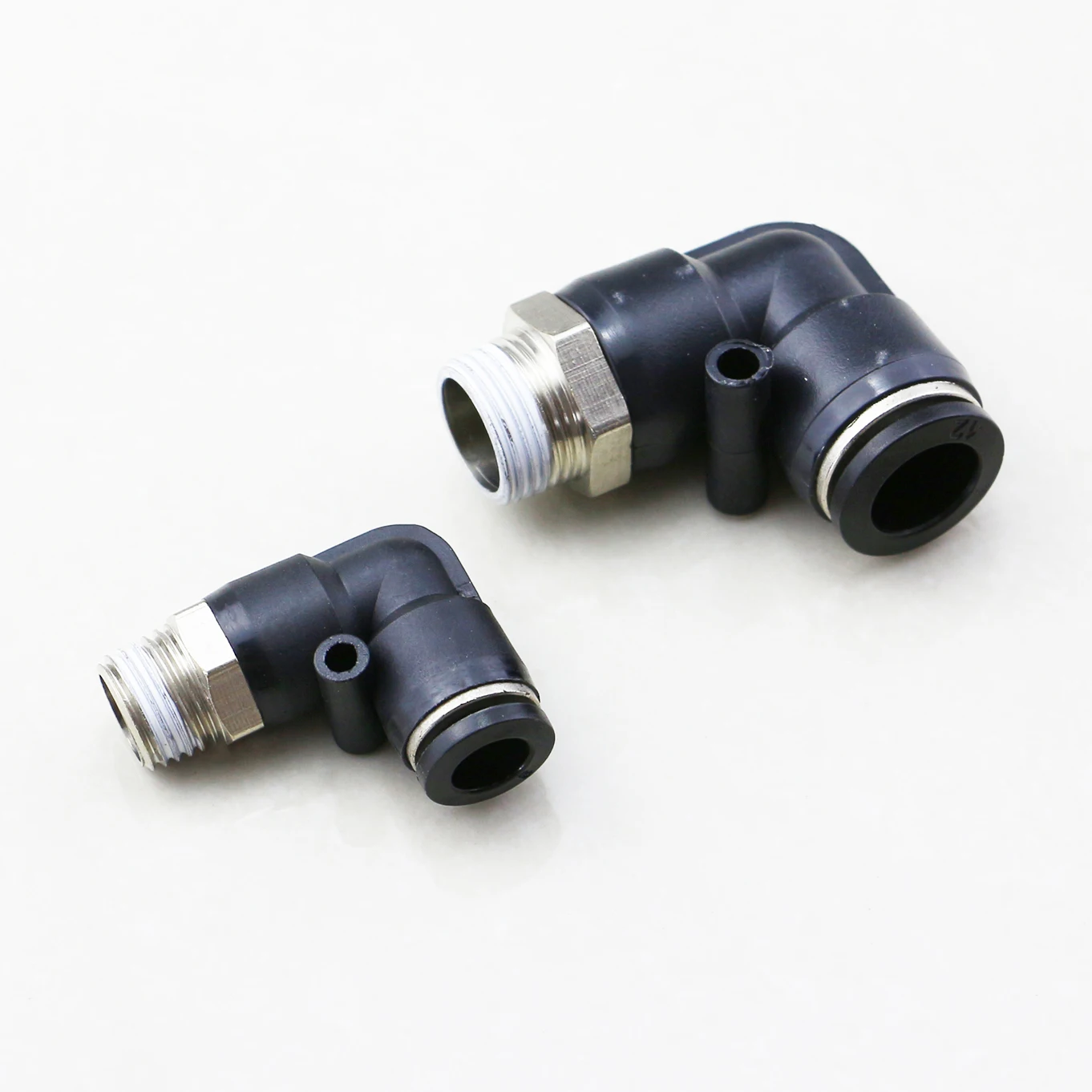 TPL4-M5 4-01 4-02 6-M5 6-01 6-02 8-01 8-02 PL Nickel-plated Male Elbow Pneumatic Connect 90 Degree PVC Elbow Brass Pipe Fitting