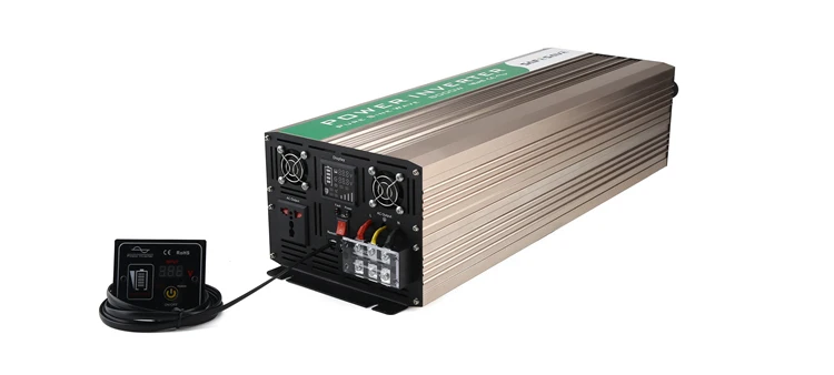 DC 12V 24V 48V To AC 110V 220V 2000W Pure Sine Wave Power Inverter TV Fridge 2KW 2000Watts Power Inverter Converter