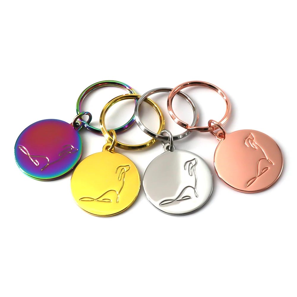Custom Made Anodized Aluminum Alloy Stainless Steel Metal Pet Or Dog ID Tag For Pets