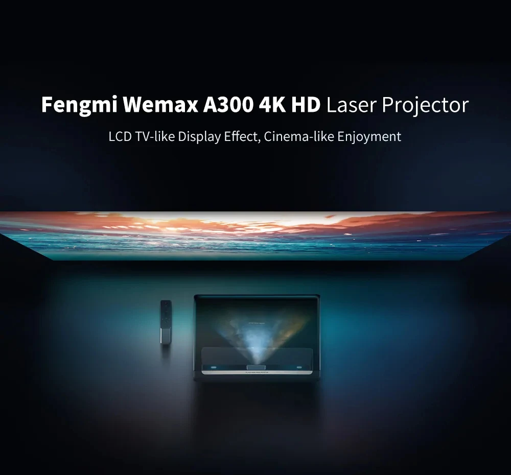 Wemax A300 проектор 4K домашний кинотеатр 3D 2000