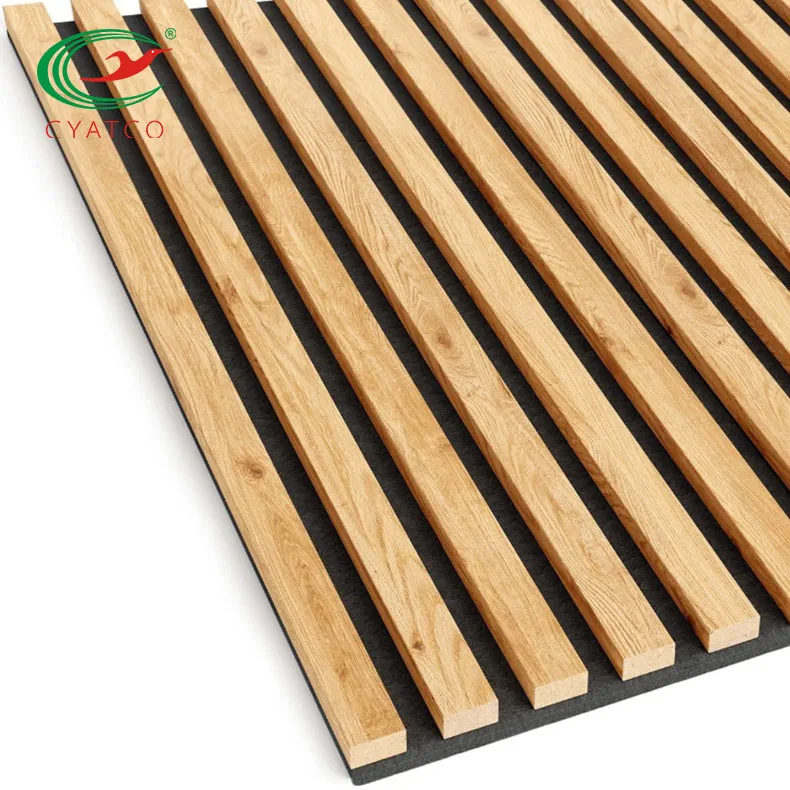 Best Price Natural Akupanel Oak Grooved Indoor Wood Wool Absorbing Sound Proof Wall Acoustic Panels
