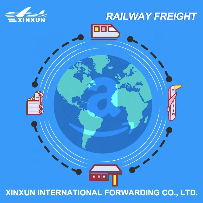 XINXUN Top 10 Freight Forwarder Logistics From Shenzhen To Europe Estonia Railway International Railway Logistics Services DDP