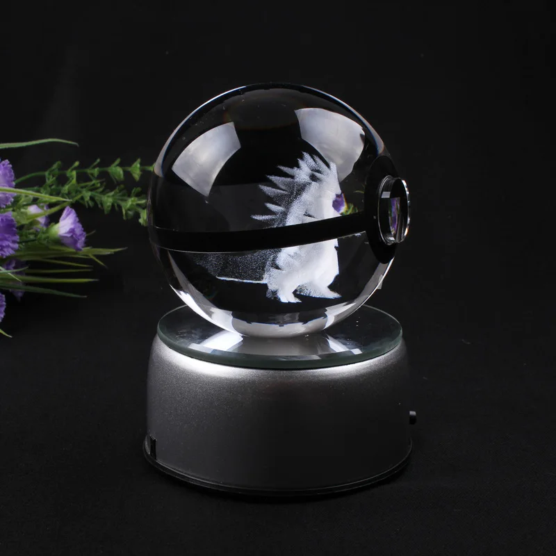 50 мм 80 тирансиат гравировка хрустальный шар k9 с осветительной основой для детских подарков