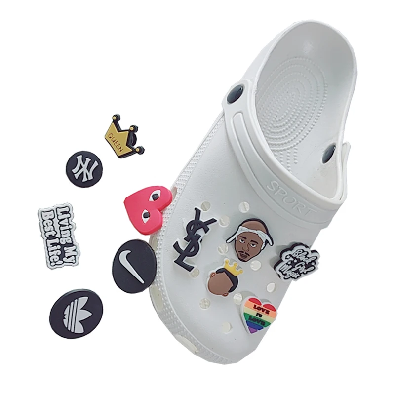 
Custom Designer Clog Shoe Charm Black Girl Magic Shoe Charms for Croc Shoe and Kids Gift 