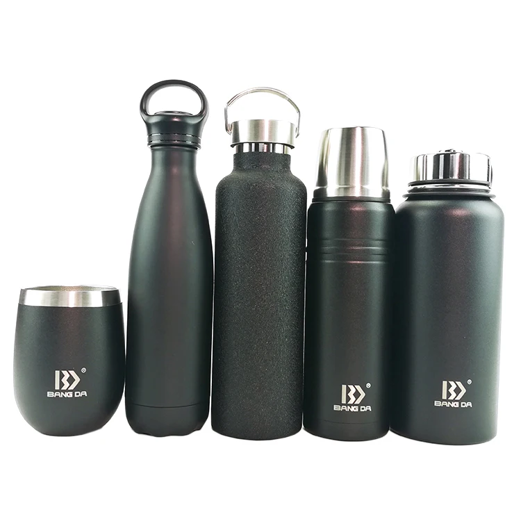Design Eco Food Sealed Drinking Insulated Stainless Steel Bullet Shape Vacuum Flasks Straight Cup Everyday Water Bottle