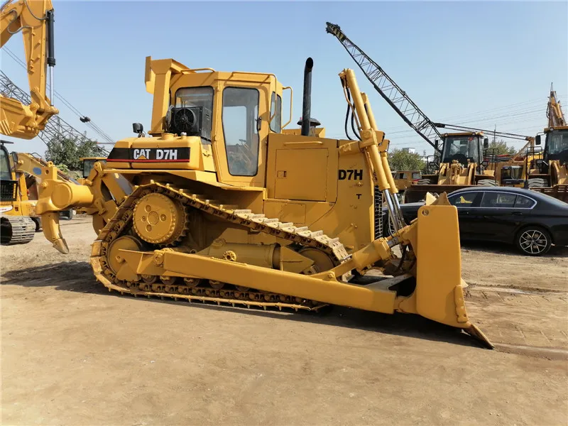 Б/у бульдозер CAT D7H гусеничная гидравлическая машина/CAT б/у бульдозеры D6D D7G D8G для
