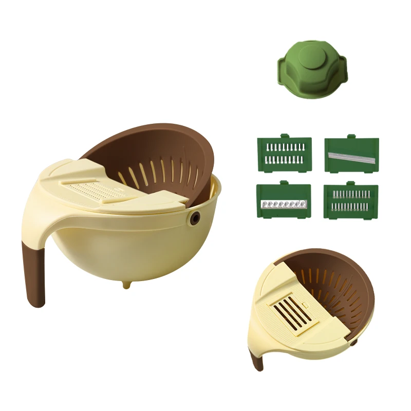 2024 Hot Selling Multifunctional Kitchen Tools Vegetable Slicer Household Potato Slicer Chip Radish Grater Fruit Cutter