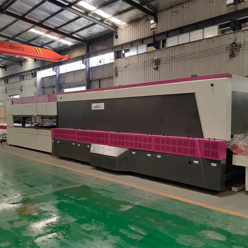 2442 Force Convection Flat Glass Tempering Furnace Tempered Glass Making Machinery