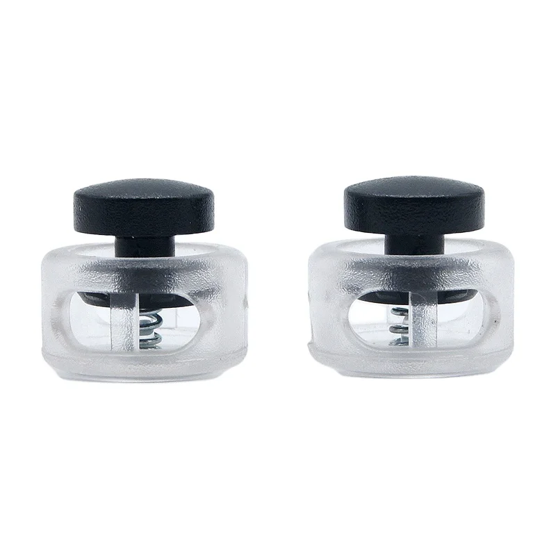 Professional Cord Lock Spring Toggle Stopper Clip Lanyard String Cord Stoppers for Drawstrings