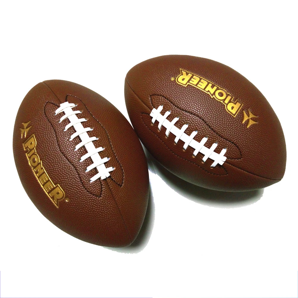 No. 9 American football 2.8 brown pvc machine stitched inflatable