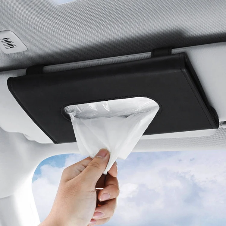 Customized auto tissue box and mask box Car sunshade tissue holder