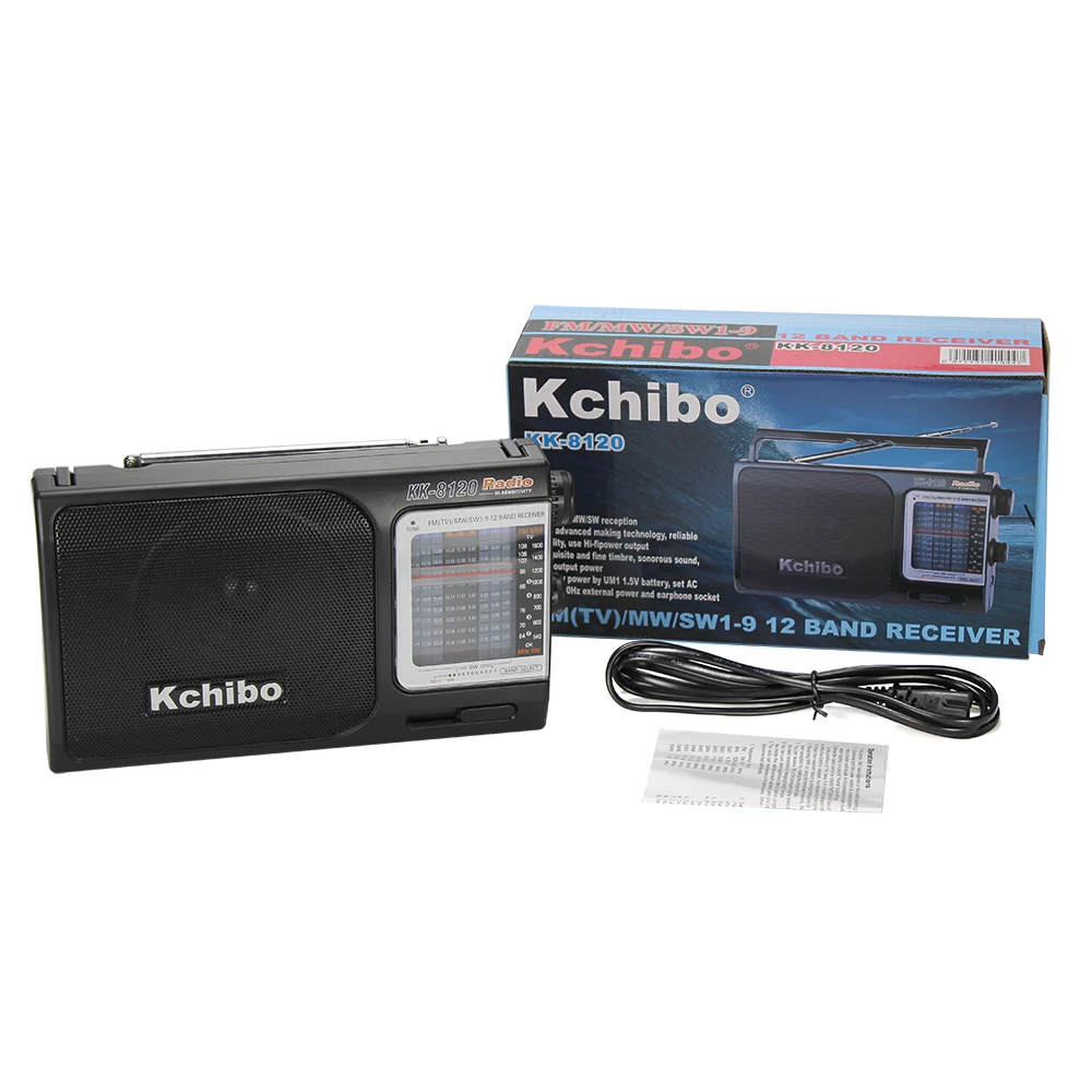 AC DC Kchibo radio KK-8120 portable DSP radio am fm multiband radio