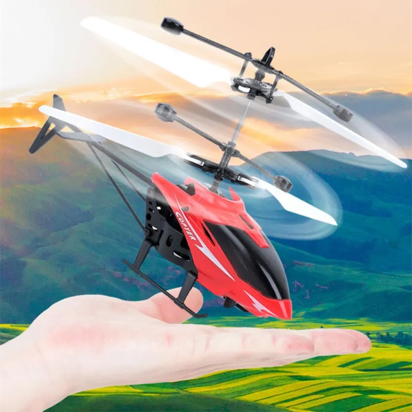 ball toy inductive fly toys fun aircraft airplane Colorful crystal ball mini drone flying toy