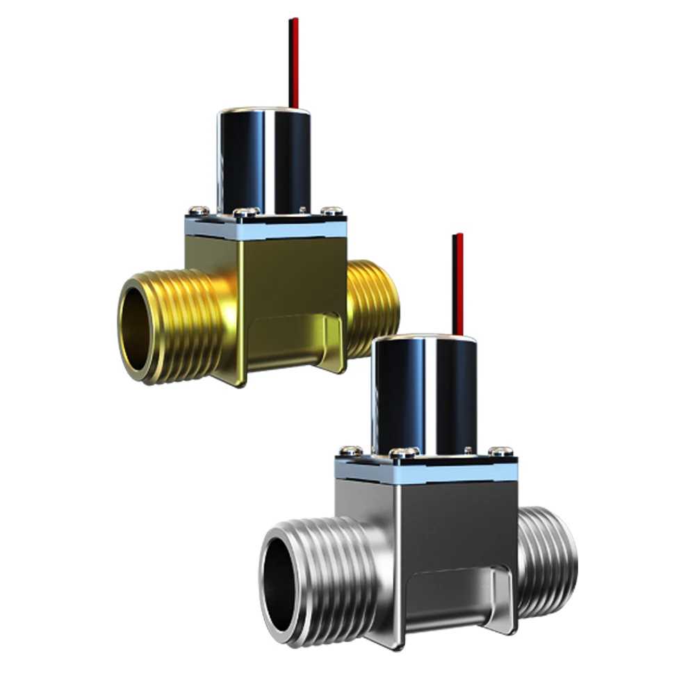 Transl 2way electric 3 inch dc 6v 12v 24v bistable water latching brass mini faucet toilet flush stainless steel solenoid valve