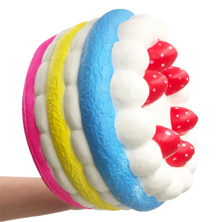 Новинка Лидер продаж мягкие сжимаемые игрушки в виде клубничного торта кавайные продукты медленно восстанавливающие форму