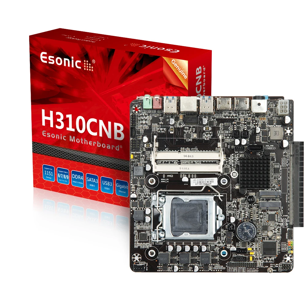 ITZR H310 Motherboard Side Pcie 16X Solt LGA1151 MINI ITX Support 6th/7th/8th/9th Gen Core Processors