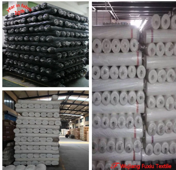 Wholesale 300T 380T 20D 50D Bedding Lining Sublimation White Polyester Taffeta Downproof Interlining Fabric