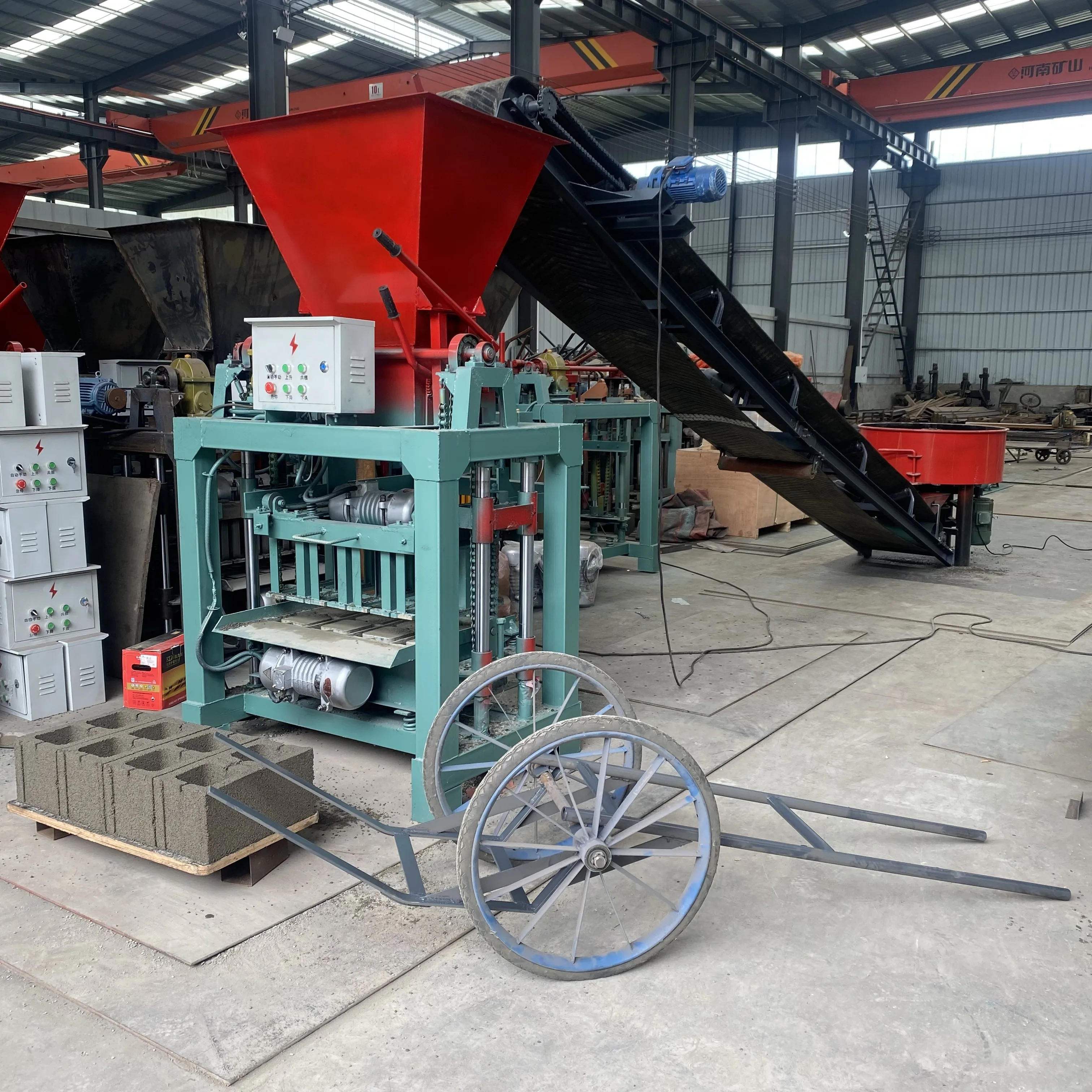 hydraulic brick making machine hollow block making cement brickcement brick making ma making machines