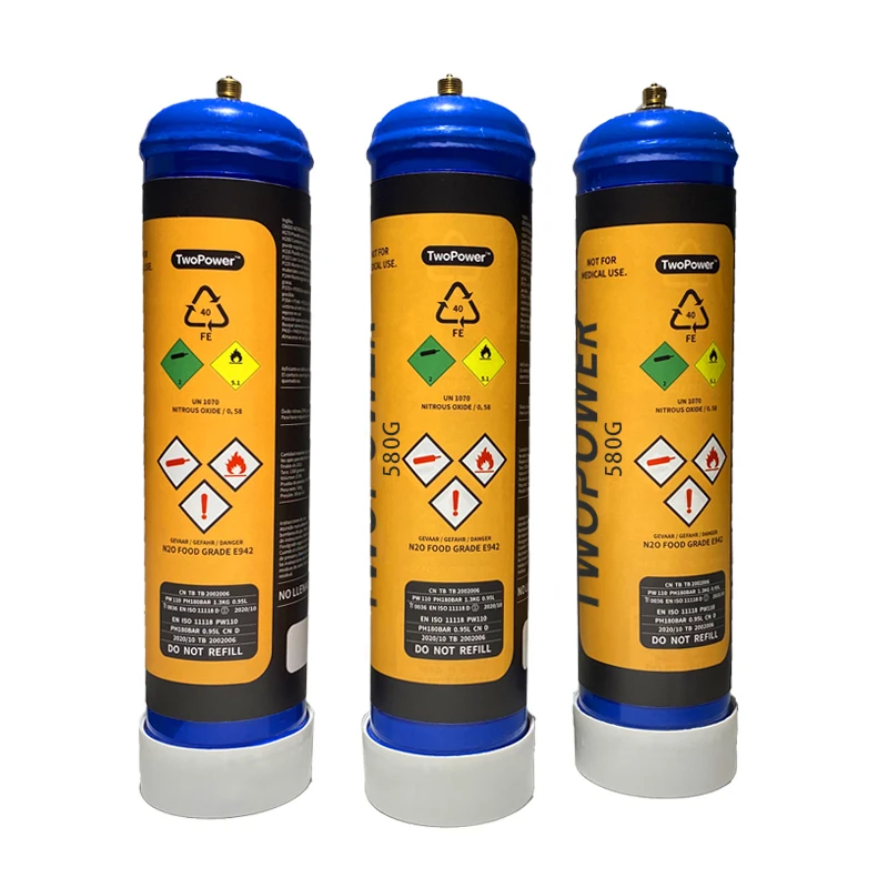  Пищевой газ 580g n2o Закись азота 0.95l взбитые сливки зарядное