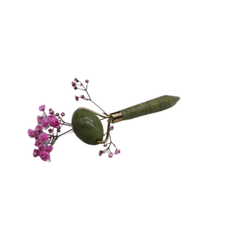 Private Label Face Stone Massage Onyx Jade Roller with Package Box Wholesale Single - headed Jade Roller Massager
