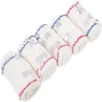Factory directly sale CE Approved China Hemostasis Cotton Elastic Crepe Bandage with Elastic Band Clip