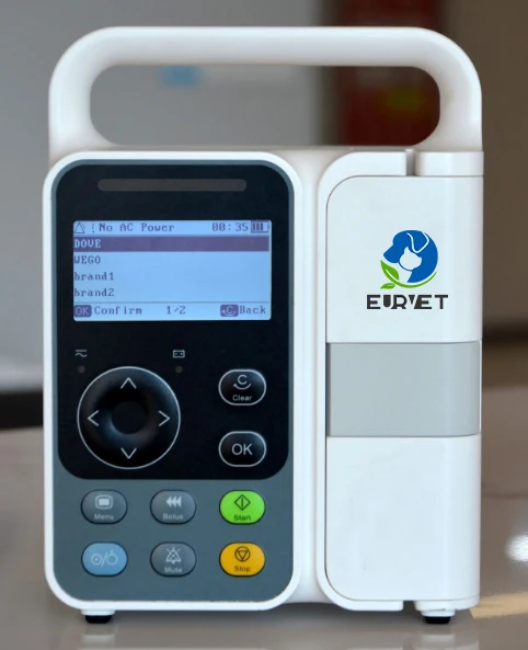EUR PET Factory Price Veterinary Infusion Pump Convenient Veterinary Equipment Animal Clinic Infusion Pump