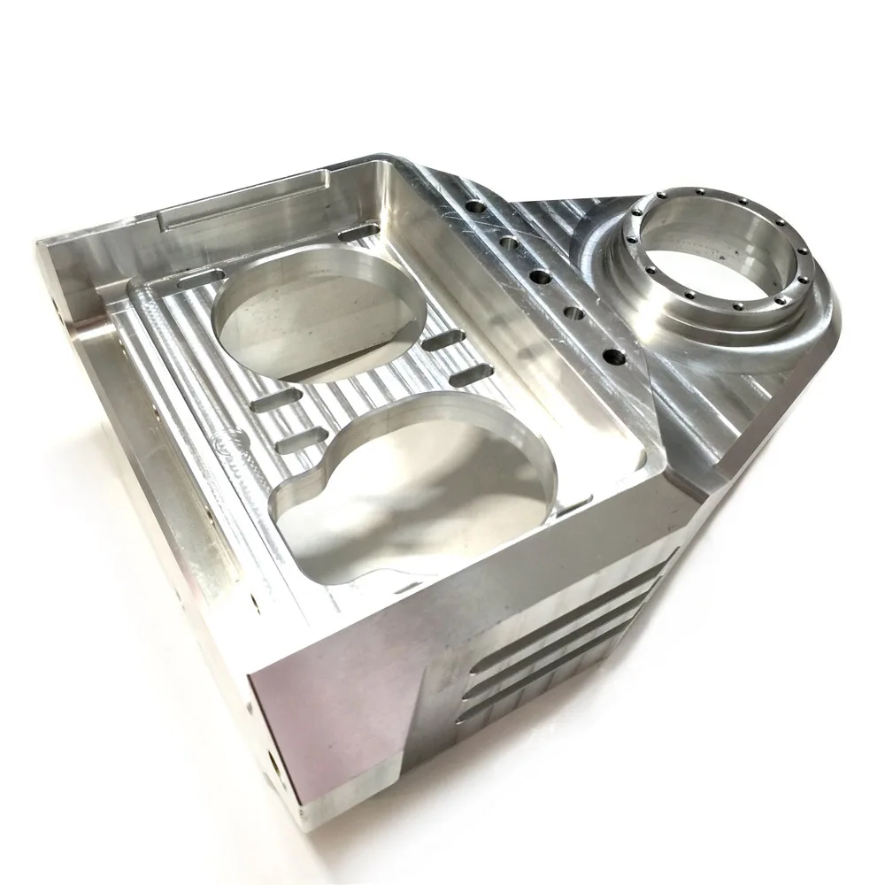High quality Nature Anodized cnc milling 7075 Aluminum block Parts Precision CNC Machining Service