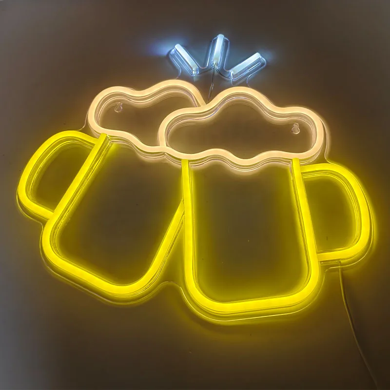 Beer Neon Sign Dimmable Usb 5v Led Neon Lights Bar Neon Light For Club Beach Store Decor Man Cave Party