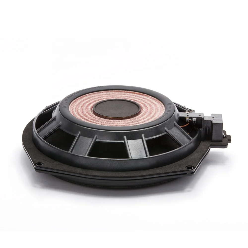
MBQ Hifi sound quality 8 inch neodymium magnet under seat woofer speaker Plug and Play subwoofer car audio for BMW 
