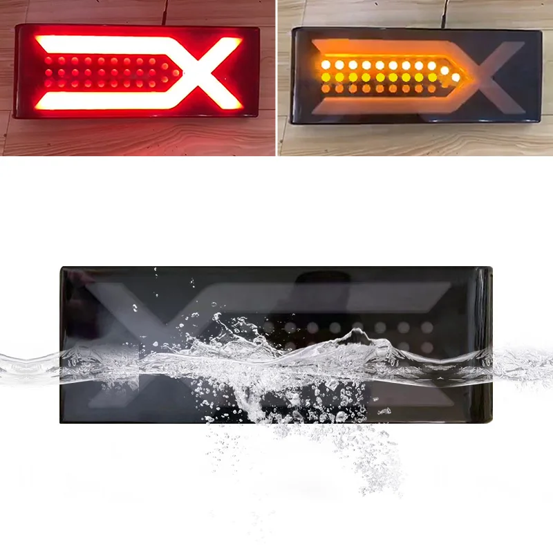 Pair LED Tail Lights For Niva lada 2108 2109 Rear Tail Marker Lights Turn Signals Indicator Lamp Brake Tail Light