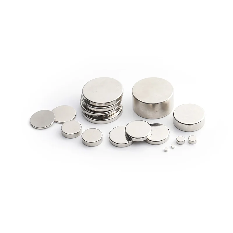 Rare Earth Super Thin Strong tiny Small Round Circle iman de neodimio NdFeB Disc Neodymium Magnet with adhesive