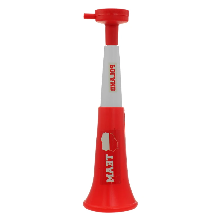 Cheap Noise Maker Cheering Horn Plastic Football Fans Cheer Trumpet  hand Pump horn for Match Game