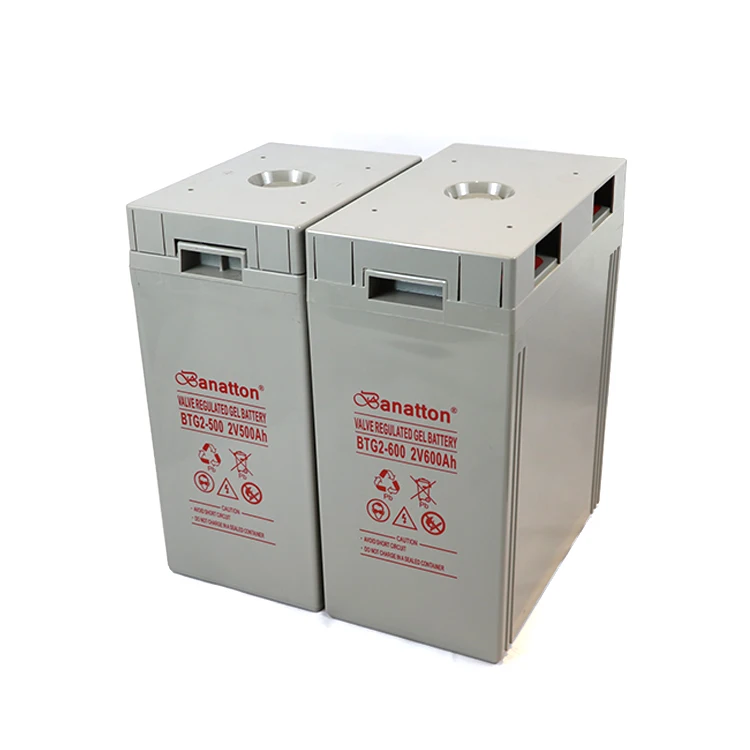 High Grade Super Capacitor Battery Gel Battery 2V 600Ah